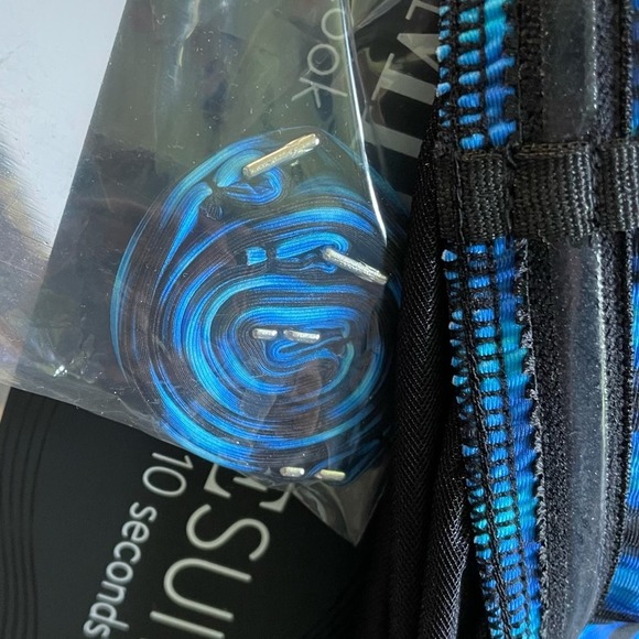 Miraclesuit Women's Blue Chevron Marrakech Removeable Strap Bandini Swim Top - Picture 5 of 5